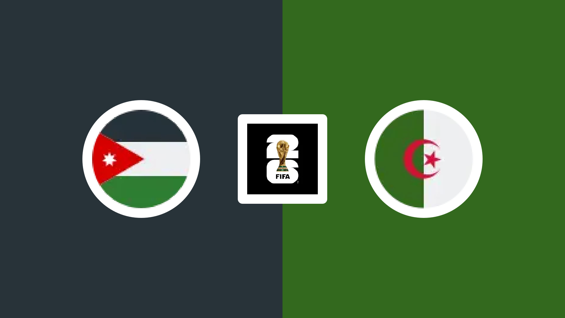 Jordanie / Algérie
