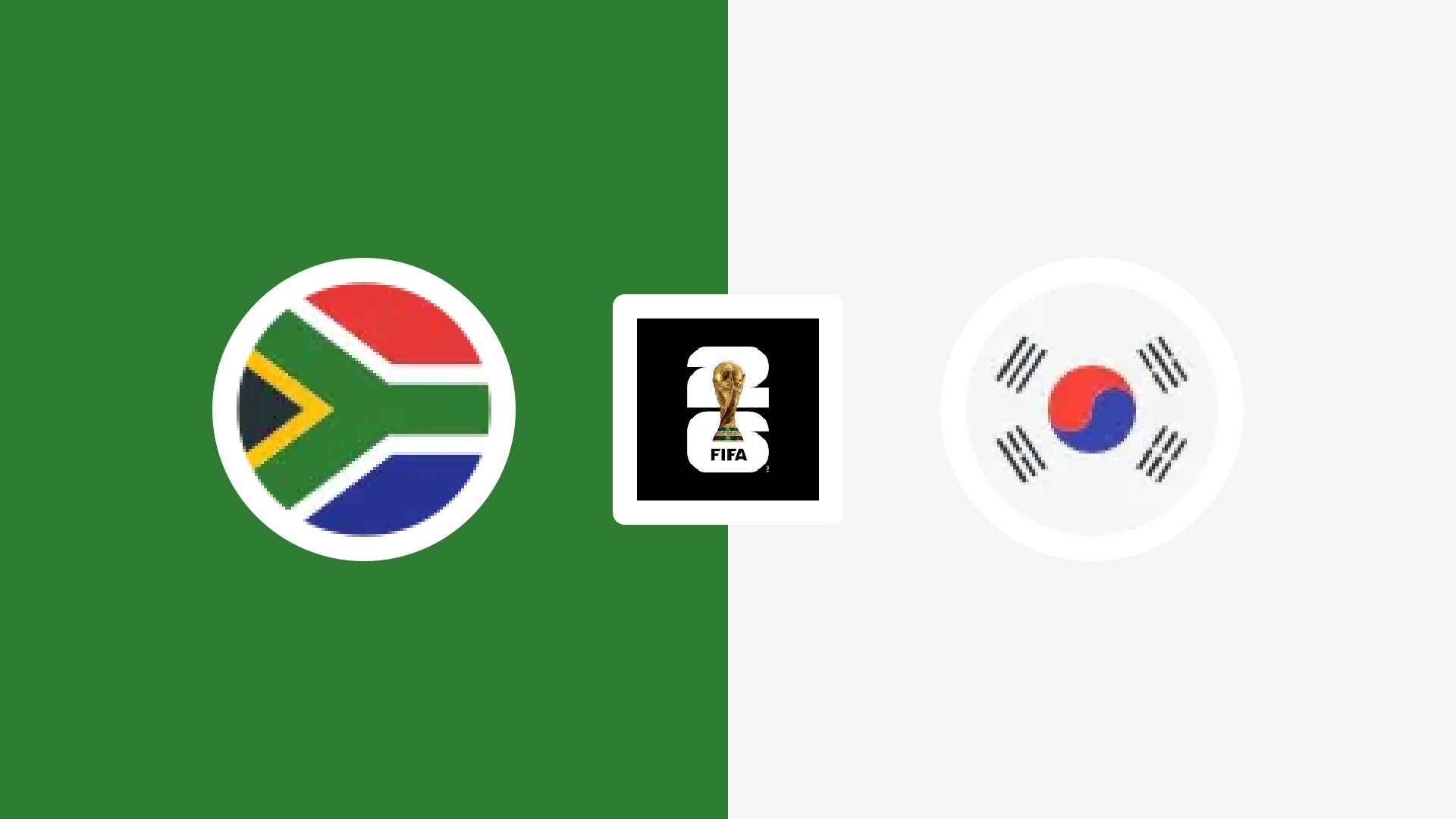 Afrique du sud / Corée du Sud
