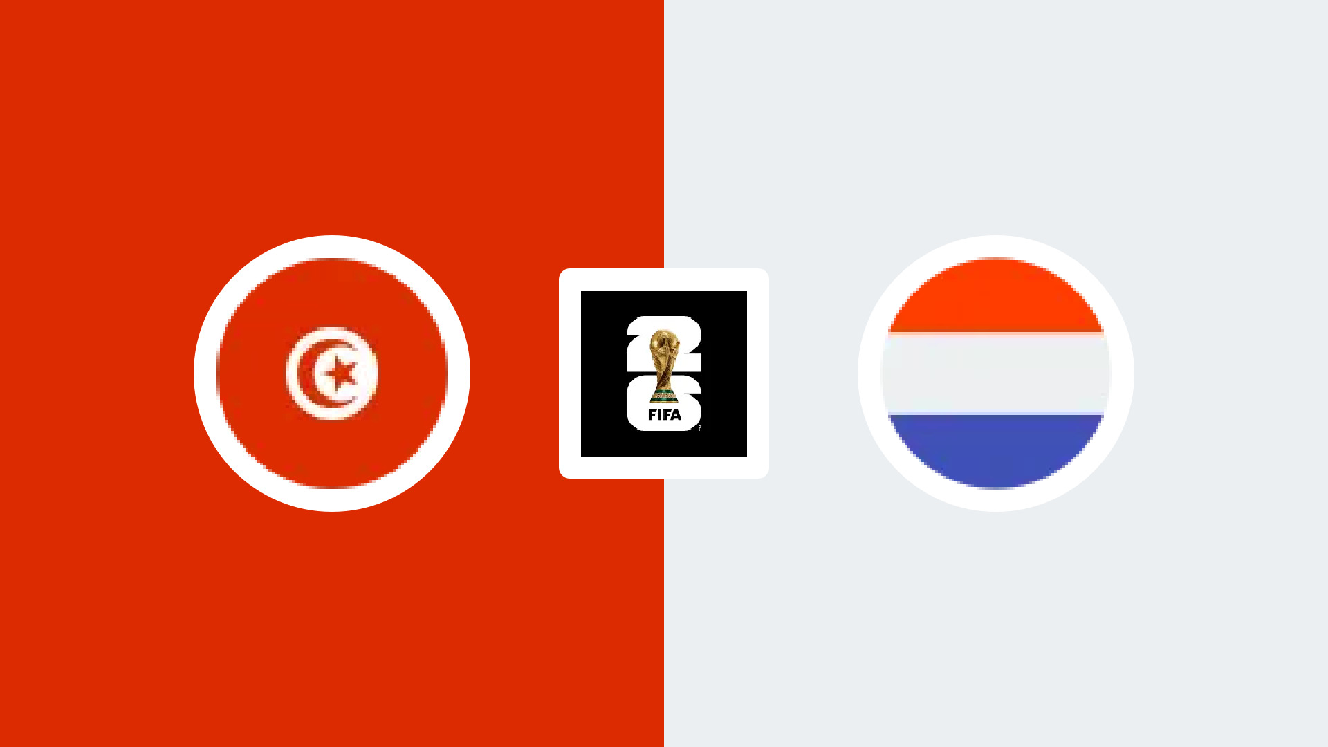 Tunisie / Pays-bas
