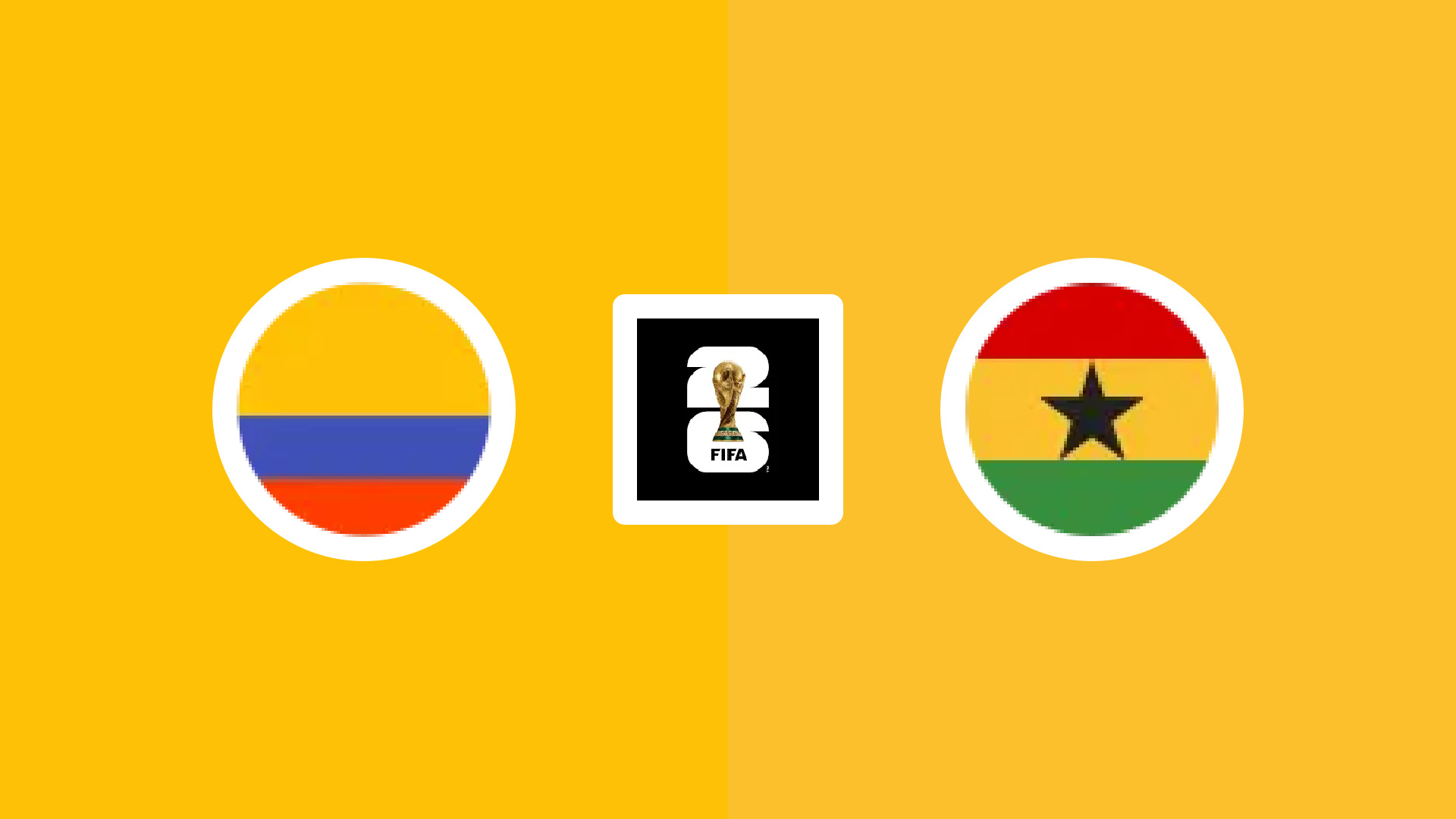 Colombie / Ghana