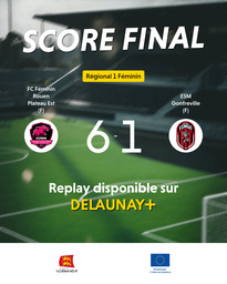 Visuel de l'événement FC Féminin Rouen Plateau Est (F) / ESM Gonfreville