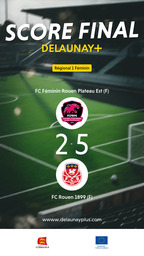 Visuel de l'événement FC Féminin Rouen Plateau Est (F) / FC Rouen 1899 (F)