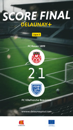Visuel de l'événement FC Rouen 1899  / FC Villefranche Beaujolais