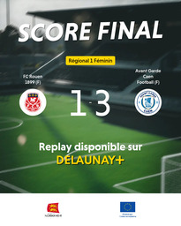 Visuel de l'événement FC Rouen 1899 (F) / Avant Garde Caen Football (F)