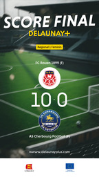 Visuel de l'événement FC Rouen 1899 (F) / AS Cherbourg Football (F)
