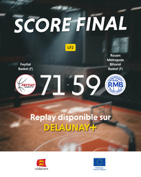 Visuel de l'événement Feytiat Basket (F) / Rouen Métropole Bihorel Basket (F)