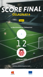 Visuel de l'événement La Berrichonne de Châteauroux / FC Rouen 1899 