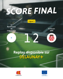 Visuel de l'événement La Berrichonne de Châteauroux / FC Rouen 1899 