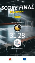 Visuel de l'événement Issy Paris Handball (F) / Rouen Handball (F)