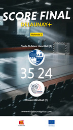 Visuel de l'événement Stella St-Maur HandBall (F) / Rouen Handball (F)