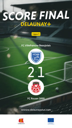 Visuel de l'événement FC Villefranche Beaujolais / FC Rouen 1899 