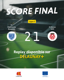 Visuel de l'événement FC Villefranche Beaujolais / FC Rouen 1899 