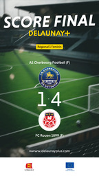 Visuel de l'événement AS Cherbourg Football (F) / FC Rouen 1899 (F)