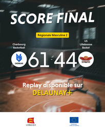 Visuel de l'événement Cherbourg Basketball / US Lillebonne Basket