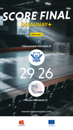 Visuel de l'événement Villemomble Handball (F) / Rouen Handball (F)
