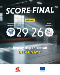 Visuel de l'événement Villemomble Handball (F) / Rouen Handball (F)