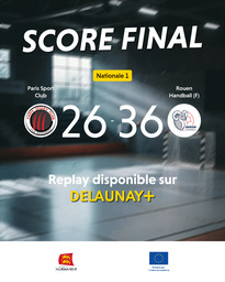 Visuel de l'événement Paris Sport Club / Rouen Handball (F)
