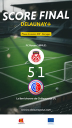Visuel de l'événement FC Rouen 1899 (F) / La Berrichonne de Châteauroux (F)