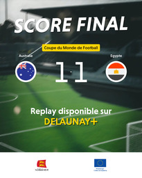 Visuel de l'événement Australie / Egypte
