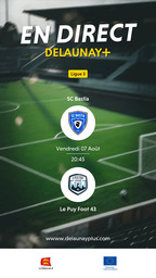 Visuel de l'événement SC Bastia / Le Puy Foot 43