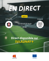 Visuel de l'événement FC Fleury 91 / Amiens SC