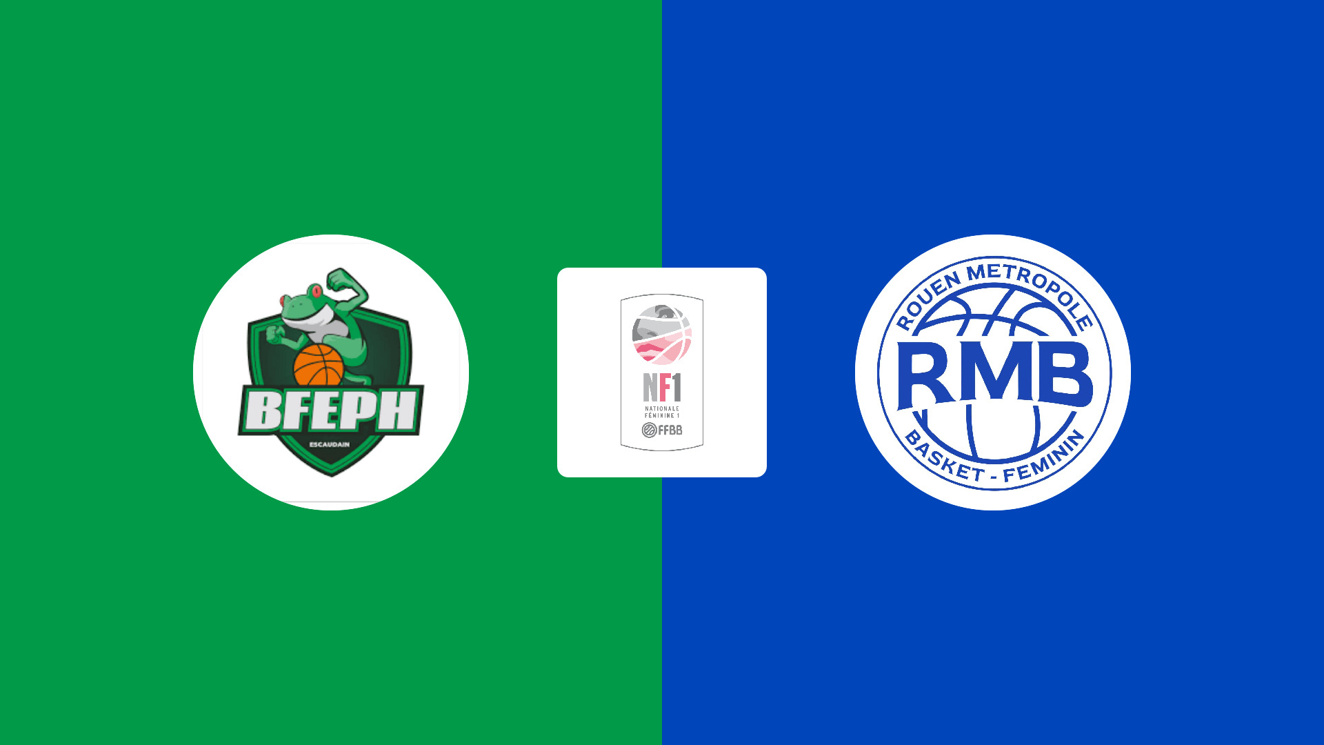 Basket Féminin Escaudain Porte du Hainaut (F) / Rouen Métropole Basket (F)