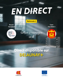 Visuel de l'événement Rouen Handball / Caen HandBall 2