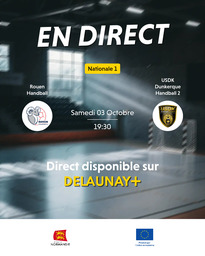 Visuel de l'événement Rouen Handball / USDK Dunkerque Handball 2
