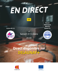 Visuel de l'événement Voiron BC (F) / Rouen Métropole Bihorel Basket (F)