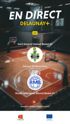 Visuel de l'événement Saint-Amand Hainaut Basket (F) / Rouen Métropole Bihorel Basket (F)