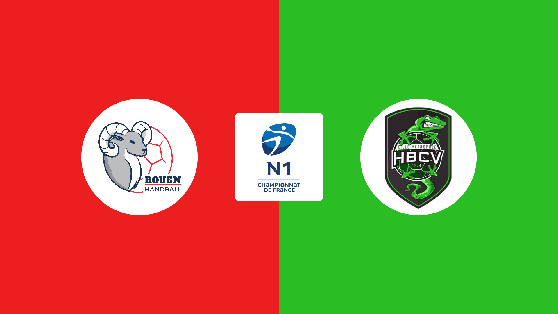 Rouen Handball / Lille Métropole Handball Club Villeneuve d'Ascq