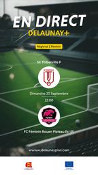 Visuel de l'événement SC Thiberville F / FC Féminin Rouen Plateau Est (F)