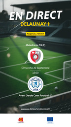 Visuel de l'événement Maladrerie OS (F) / Avant Garde Caen Football (F)