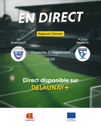 Visuel de l'événement US Avranches (F) / FC St Lo Manche (F)