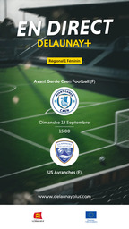 Visuel de l'événement Avant Garde Caen Football (F) / US Avranches (F)