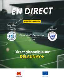 Visuel de l'événement Avant Garde Caen Football (F) / US Avranches (F)