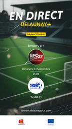 Visuel de l'événement Évreux FC 27 F / Yvetot (F)