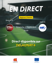 Visuel de l'événement Évreux FC 27 F / Yvetot (F)