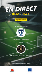 Visuel de l'événement FC St Lo Manche (F) / AS Trouville-Deauville-Villers (F)