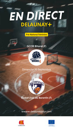 Visuel de l'événement GCOB Bihorel (F) / Basket club de Barentin (F)
