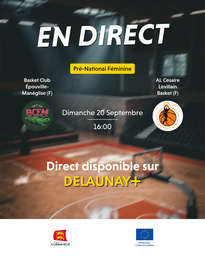 Visuel de l'événement Basket Club Épouville-Manéglise (F) / AL Césaire Levillain Basket (F)