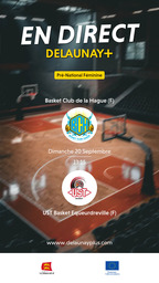 Visuel de l'événement Basket Club de la Hague (F) / UST Basket Equeurdreville (F)