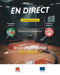 Visuel de l'événement Club Basket d'IFS (F) / CS Bayeux Basket (F)