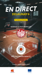 Visuel de l'événement Aplemont Le Havre Basket 3 (F) / ESVE Pacy Menilles Basket (F)