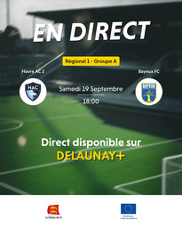 Visuel de l'événement Havre AC 2 / Bayeux FC