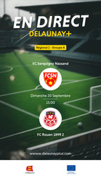 Visuel de l'événement FC Serquigny Nassand / FC Rouen 1899 2