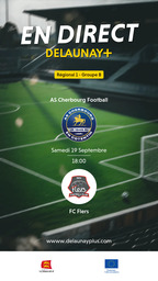 Visuel de l'événement AS Cherbourg Football / FC Flers