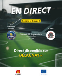 Visuel de l'événement AS Cherbourg Football / FC Flers