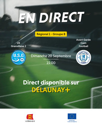Visuel de l'événement US Granvillaise 2 / Avant Garde Caen Football
