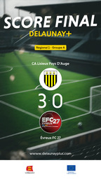 Visuel de l'événement CA Lisieux Pays D'Auge / Évreux FC 27